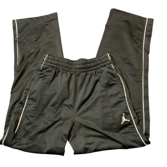 Nike Jordan Boys Jumpman Elastic Waist Athletic Track Pants Black Large - Picture 1 of 7